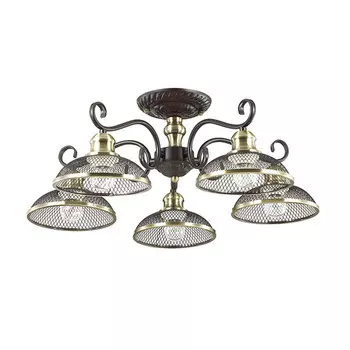 Люстра потолочная Lumion Zerome 3472/5C кофе E27 5х40W 220V