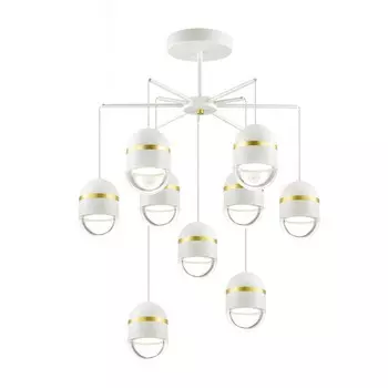 Люстра потолочная Odeon Light Minion 4117/45CL белая 45W