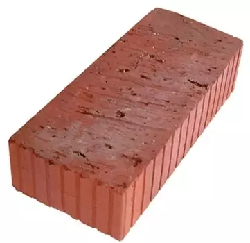 М125 Новомосковский, 250х120х65 мм, Кирпич строительный одинарный полнотелый рифленый