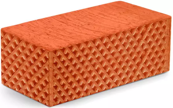 М150 Мстера, 250х120х88 мм, Кирпич строительный полуторный полнотелый рифленый