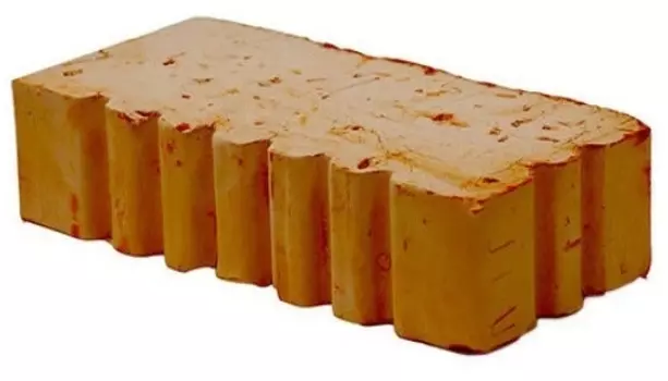 М150 Теллура, 250х120х65 мм, Кирпич строительный одинарный полнотелый рифленый