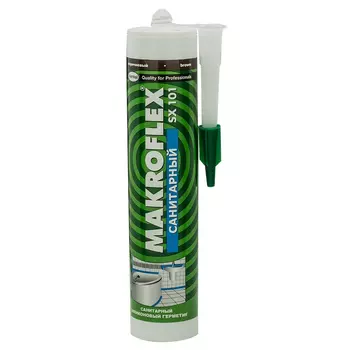 Makroflex SX101 300 мл, Герметик санитарный силиконовый (белый)