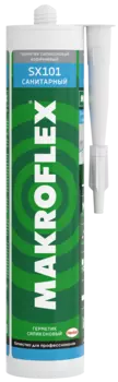 Makroflex SX101 300 мл, Герметик силиконовый санитарный (коричневый)