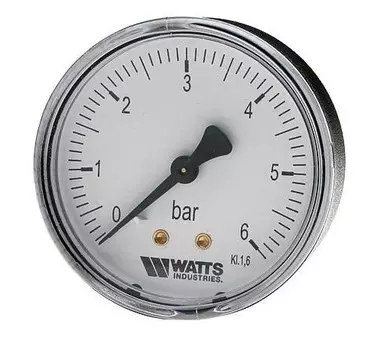 Манометр аксиальный Watts F+R100 MDA 50-1/4 10 bar