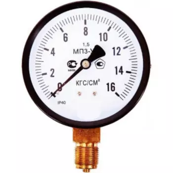 Манометр технический показывающий МП3-У 100 мм М20х1.5