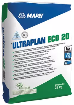 Mapei Ultraplan Eco 20, 23 кг, Наливной пол быстротвердеющий