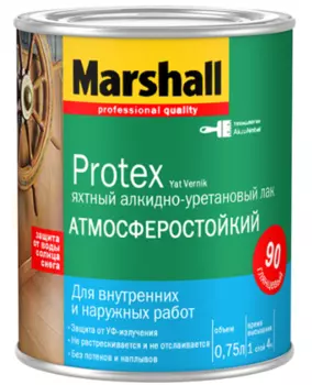 Marshall Protex Yat Vernik 90, 2.5 л, Лак яхтный