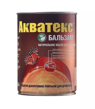 Масло Акватекс Бальзам для дерева бесцветный 0.75 л