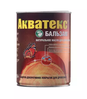 Масло Акватекс Бальзам для дерева махагон 0.75 л