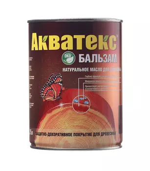 Масло Акватекс Бальзам для дерева палисандр 0.75 л
