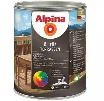 Масло Alpina шелковисто-глянцевое бесцветный 0.75 л