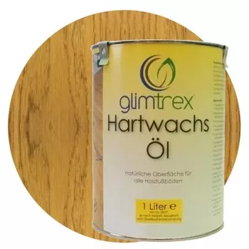 Масло с твердым воском Glimtrex 102003-07 дуб 1 л