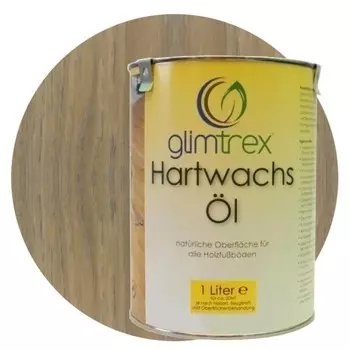 Масло с твердым воском Glimtrex 102007-07 серый 1 л