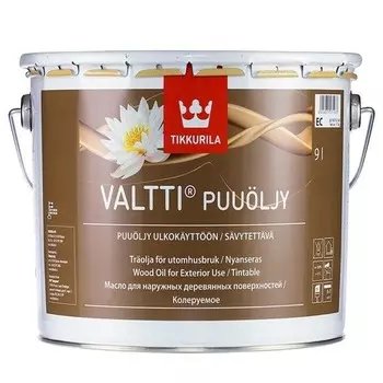 Масло Tikkurila Valtti Puuoljy бесцветный 9 л