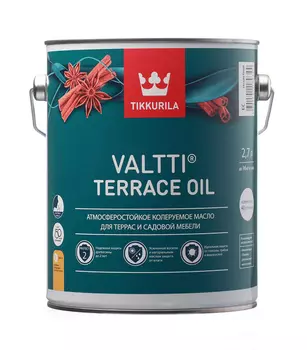 Масло Tikkurila Valtti Terrace Oil для террас основа EC 2.7 л