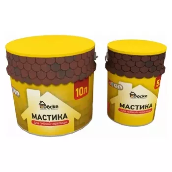 Мастика Docke, 10 л, битумная