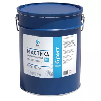 Мастика гидроизоляционная Брит Изоляция 25 л