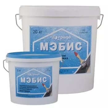 Мастика Грида Мэбис, 5 кг, битумно-эмульсионная
