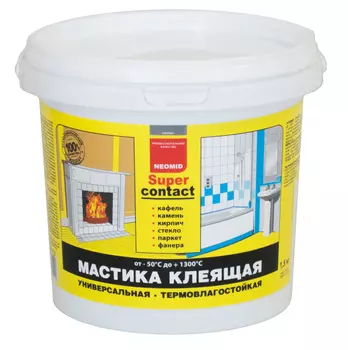 Мастика Neomid Supercontact, 1.5 кг, клеящая