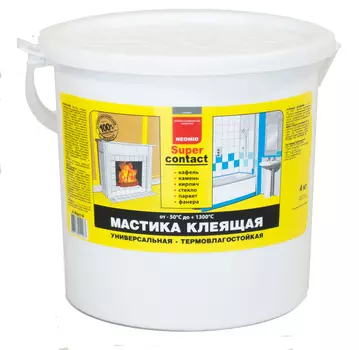 Мастика Neomid Supercontact, 4 кг, клеящая