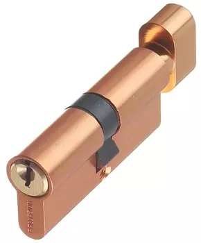 Механизм цилиндровый алюминиевый Palladium AL 70 T01 PB латунь 70 мм