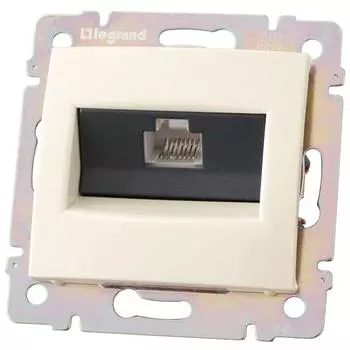 Механизм компьютерной розетки Legrand Valena 774341 RJ45-ISDN одноместный Слоновая кость