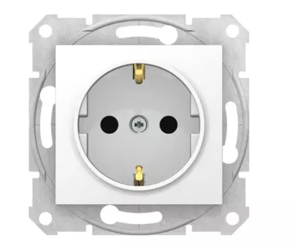 Механизм одноместной розетки Schneider Electric Sedna SDN3001721 белый