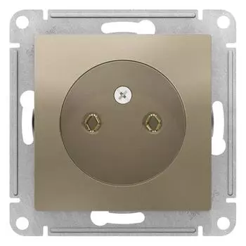 Механизм розетки Schneider Electric AtlasDesign ATN000541 одноместный без заземления шампань