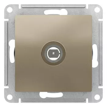 Механизм TV розетки Schneider Electric AtlasDesign ATN000593 шампань