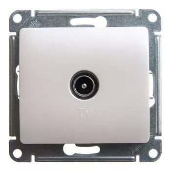 Механизм TV розетки Schneider Electric Glossa GSL000691 оконечный одноместный перламутр