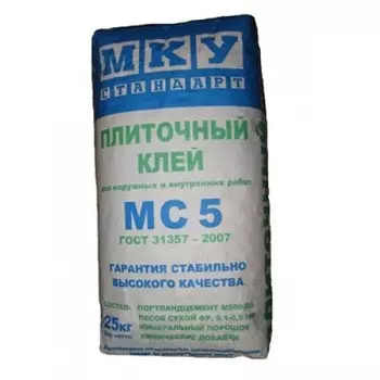 МКУ Стандарт МС5, 25 кг, Клей для плитки