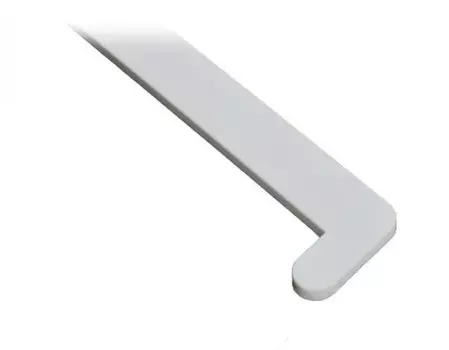 Moeller 47 см, Заглушка для подоконника ПВХ левая (белая глянцевая)