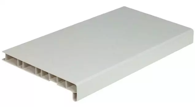 Moeller (белый глянцевый), 20 см, Подоконник ПВХ