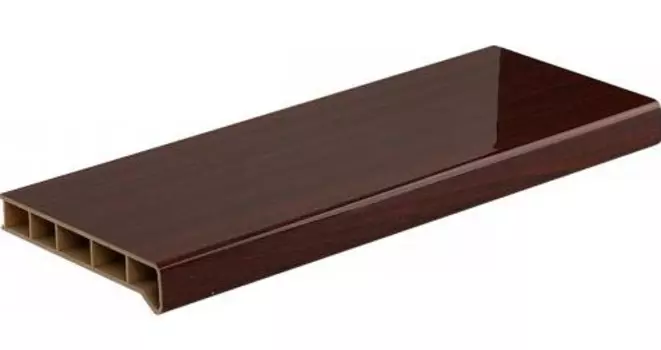 Moeller (махагон глянцевый), 20 см, Подоконник ПВХ