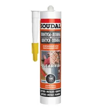 Монтажный клей Soudal Clear Fix прозрачный 280 мл
