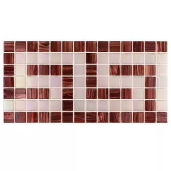 Мозаика из стекла для бассейна Alma Бордюр BE121 305x150 мм