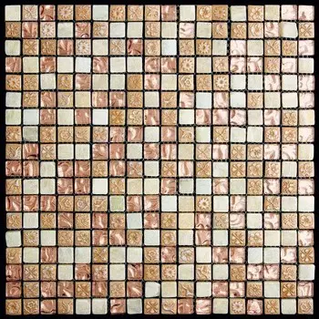 Мозаика из стекла, мрамора и агломерата Natural Pastel PST-106