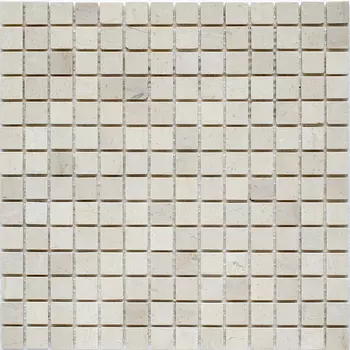 Мозаика STARMOSAIC Crema Marfil Matt бежевый мрамор 305х305х4 мм из натурального камня матовый