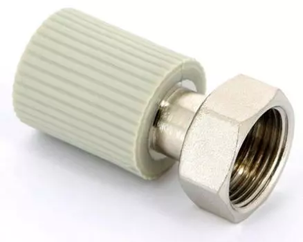 Муфта FV Plast, 20х3/4″ (внутренняя резьба), полипропиленовая с накидной гайкой