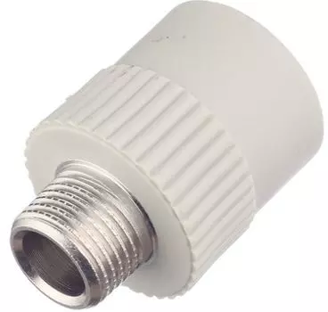 Муфта FV Plast, 25х3/4″ (наружная резьба), полипропиленовая комбинированная