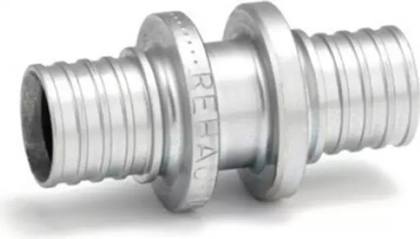 Муфта Rehau Rautherm S из оцинкованной латуни равнопроходная D20 мм