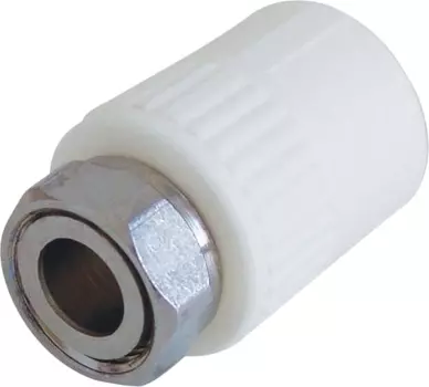 Муфта Kalde 3222-tun-250c00, 25x3/4″, полипропиленовая с накидной гайкой