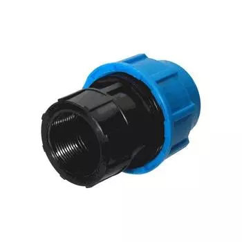 Муфта компрессионная ПЭ ВР Дн 25х1" напорная ТПК-АКВА 52002501