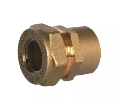 Муфта латунная Neptun IWS EasyFix для гофрированных труб 25х1"