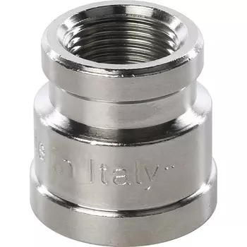 Муфта переходная Stout SFT-0006-001238 1/2х3/8 дюйма никелированная с внутренней резьбой