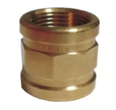 Муфта соединительная латунная Viega 3270 Dрезьбы 1/2″