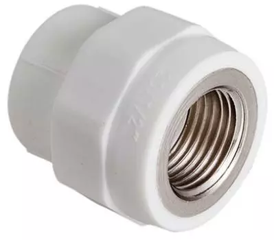Муфта Valtec, 20х1/2″ (внутренняя резьба), полипропиленовая комбинированная