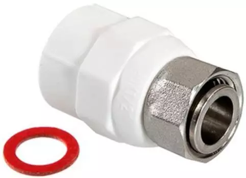 Муфта Valtec, 25х3/4″ (внутренняя резьба), полипропиленовая с накидной гайкой