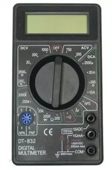 Мультиметр цифровой DT-832