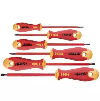 Набор диэлектрических отверток Felo Ergonic 6 шт